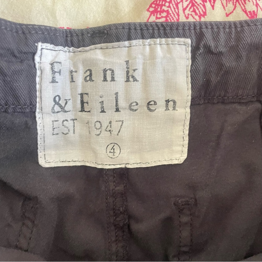 Frank & Eileen Blackstone The Italian Peach Twill Utility Pants in Size 4 - Picture 6 of 9